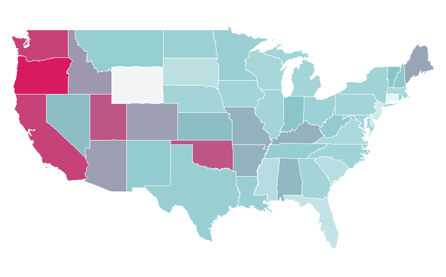 Affinity by region — Changeling (film), United States