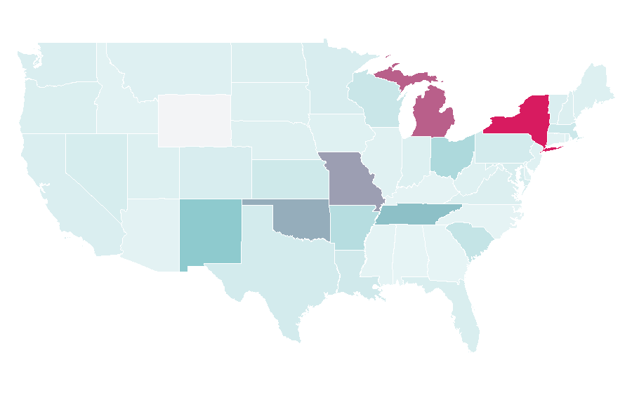 Affinity by region — Channel 4, United States