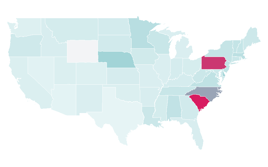 Affinity by region — Chanticleer (ensemble), United States