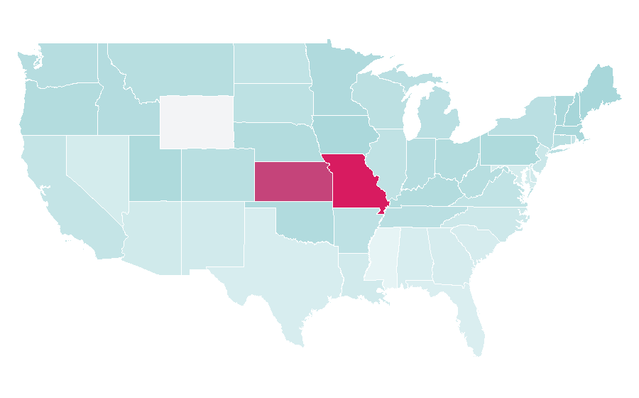 Affinität nach Region — Chappell Roan, USA