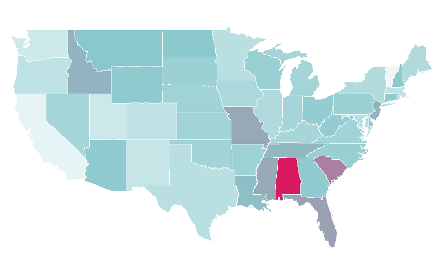 Affinity by region — Charles Payne (journalist), United States