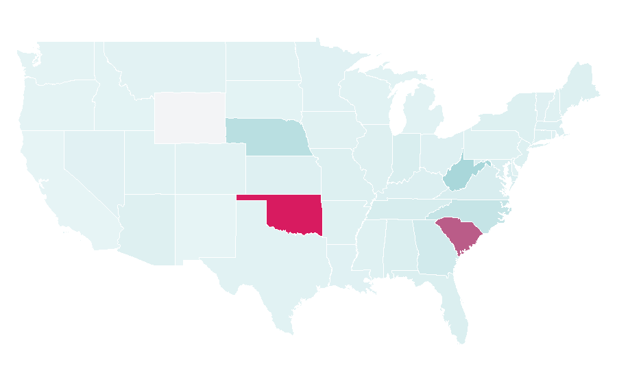 Affinity by region — Charleston, South Carolina, United States