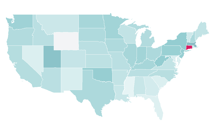 Affinity by region — Charli D’Amelio, United States