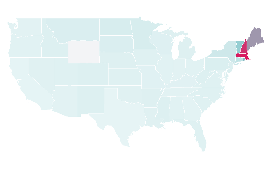 Affinity by region — Charlie McAvoy, United States