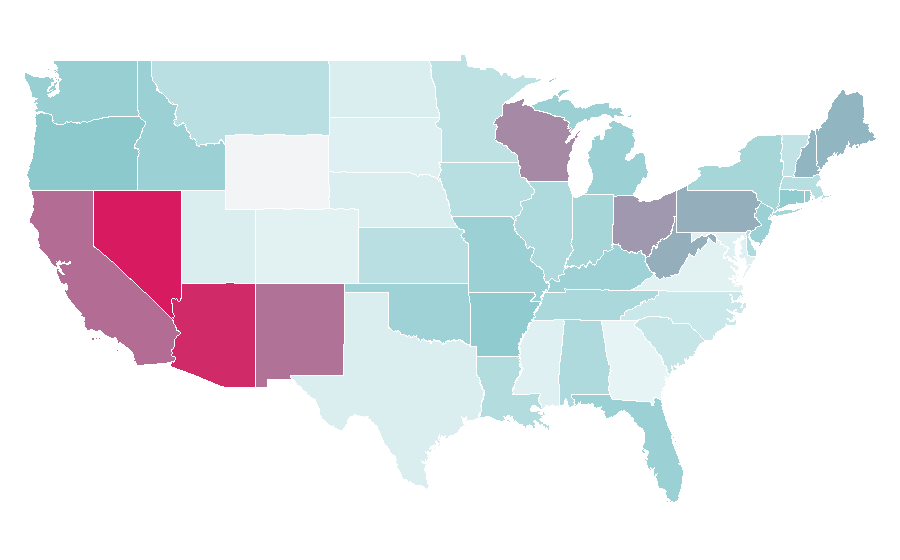 Affinity by region — Charo, United States