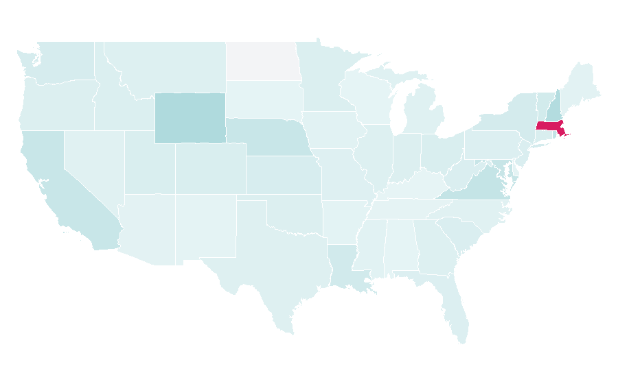 Affinity by region — Château, United States