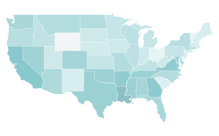 Affinity by region — Chauffeur, United States