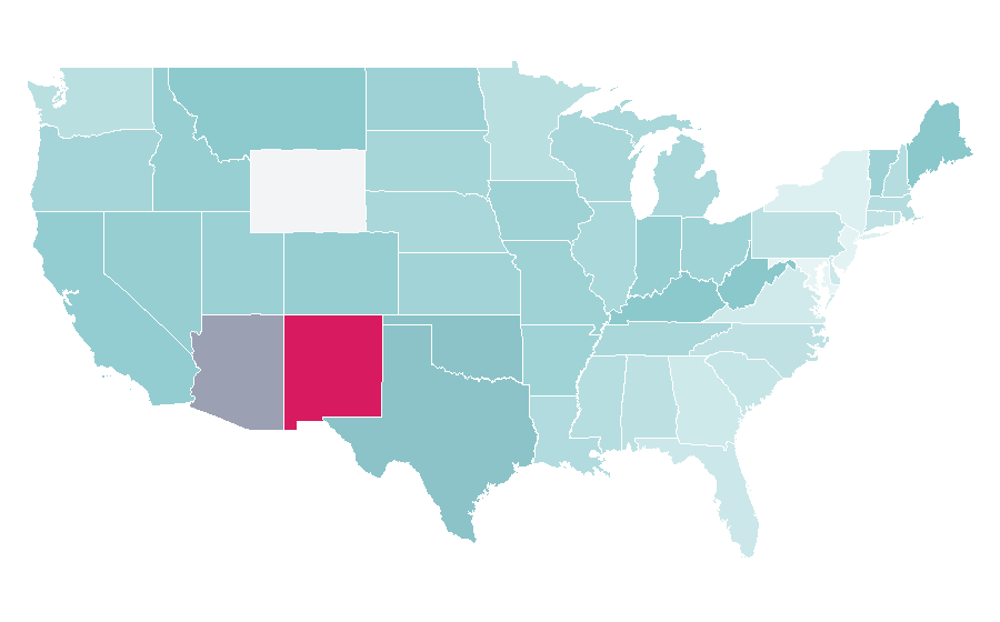 Affinity by region — Cheech & Chong, United States