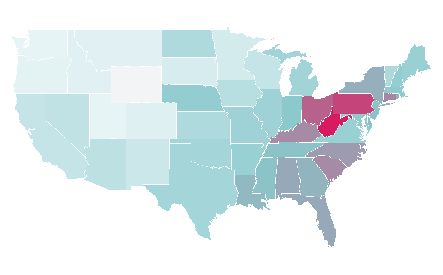 Affinity by region — Chef Boyardee, United States