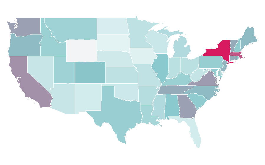 Affinity by region — Chelsea boot, United States