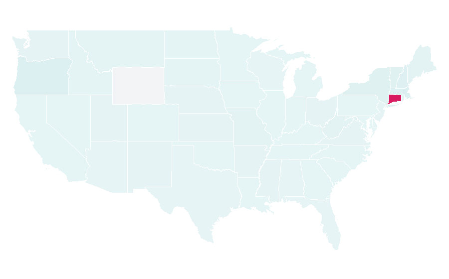 Affinity by region — Cheshire, United States