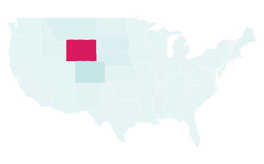 Affinity by region — Cheyenne Frontier Days, United States
