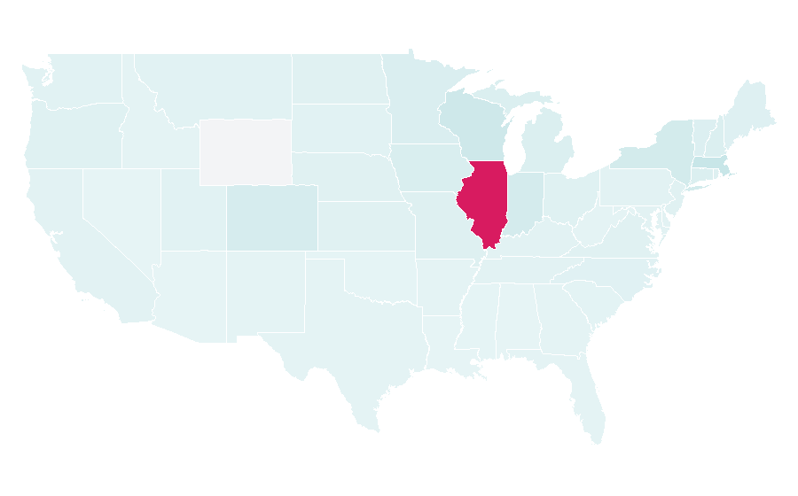 Affinity by region — Chicago Marathon, United States