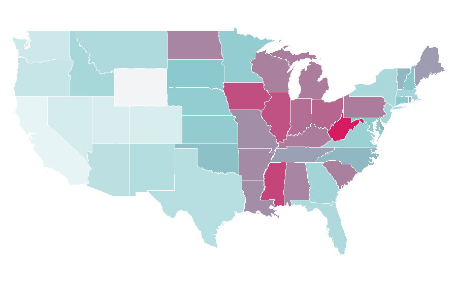 Affinity by region — Chicago Med, United States
