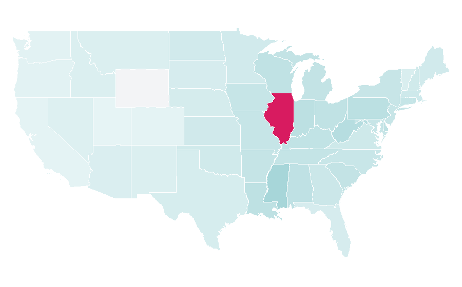 Affinity by region — Chicago P.D. (season 2), United States