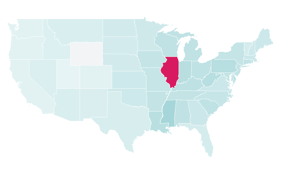 Affinity by region — Chicago Police Department, United States