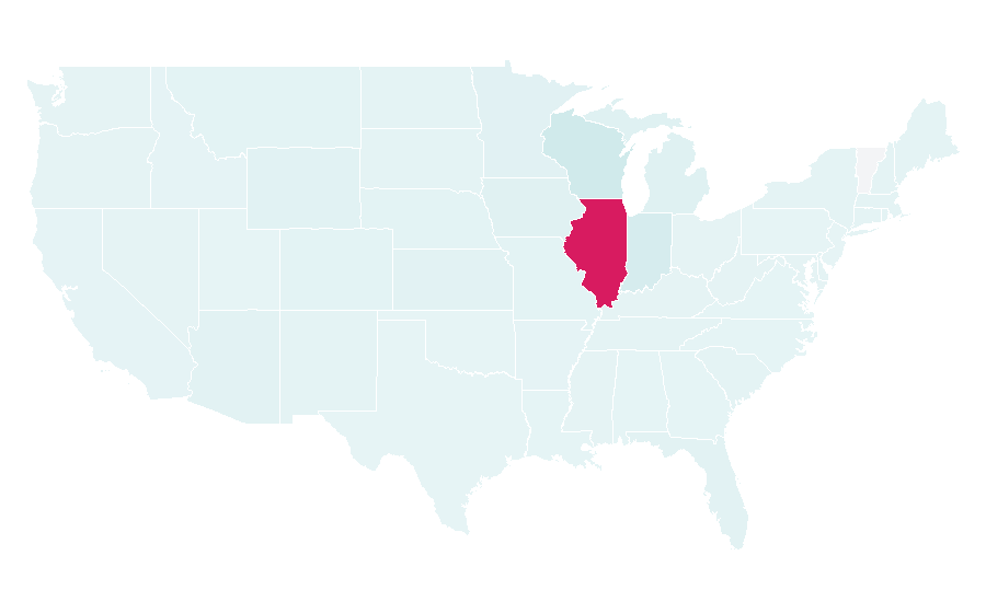 Affinity by region — Chicago Tribune, United States