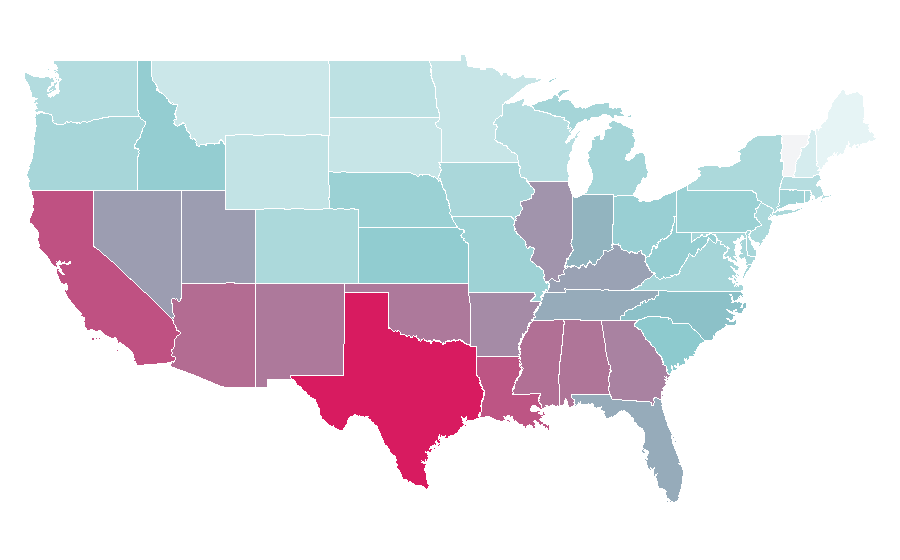 Affinity by region — Chicken Little (2005 film), United States