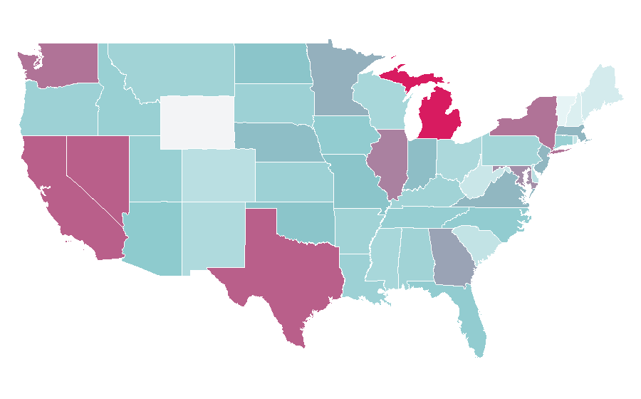 Affinity by region — Chickpea, United States