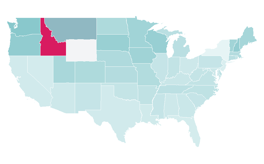 Affinity by region — Chief Architect Software, United States