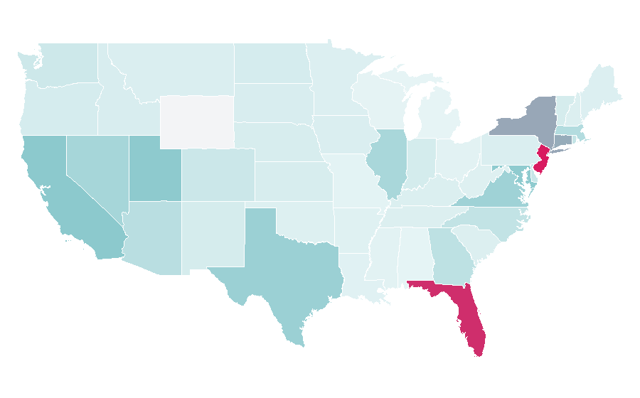 Affinity by region — Chile national football team, United States