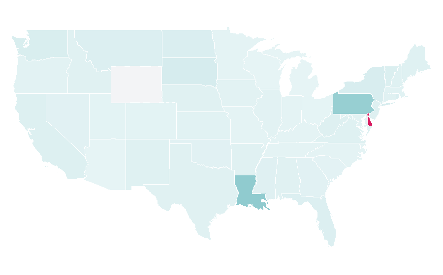 Affinity by region — Chill-out music, United States