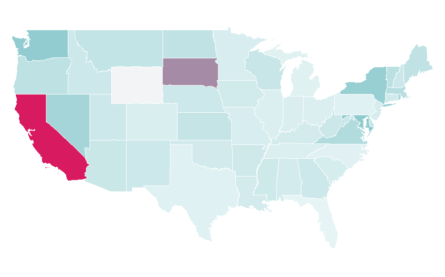 Affinity by region — China Daily, United States