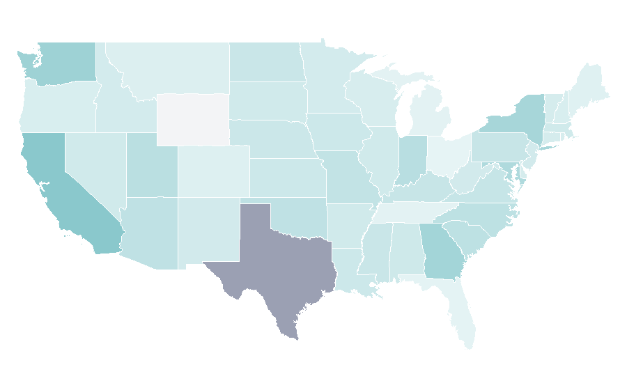 Affinity by region — Chinese culture, United States