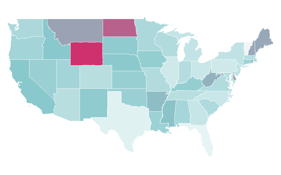 Affinity by region — Chinese television drama, United States