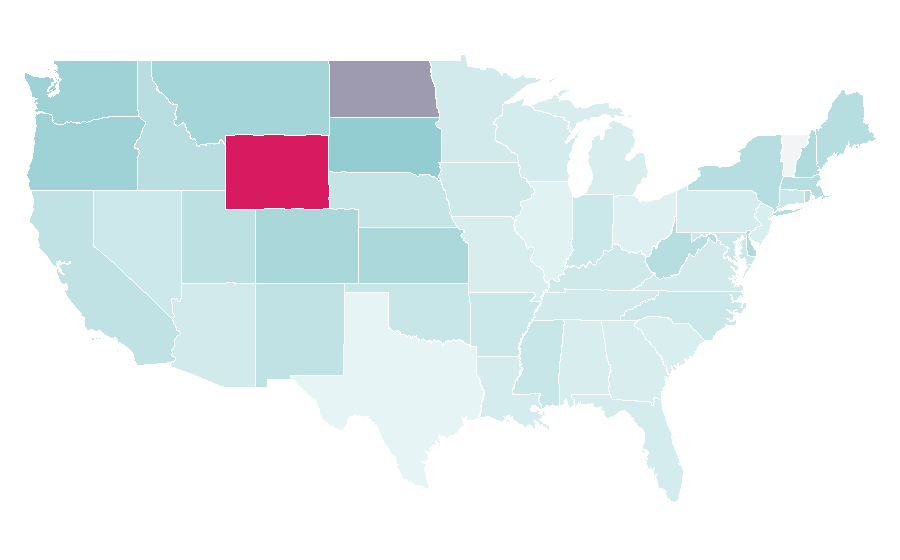 Affinity by region — Chiptune, United States