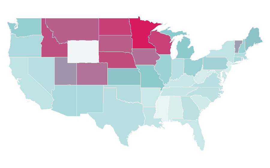 Affinity by region — Chives, United States