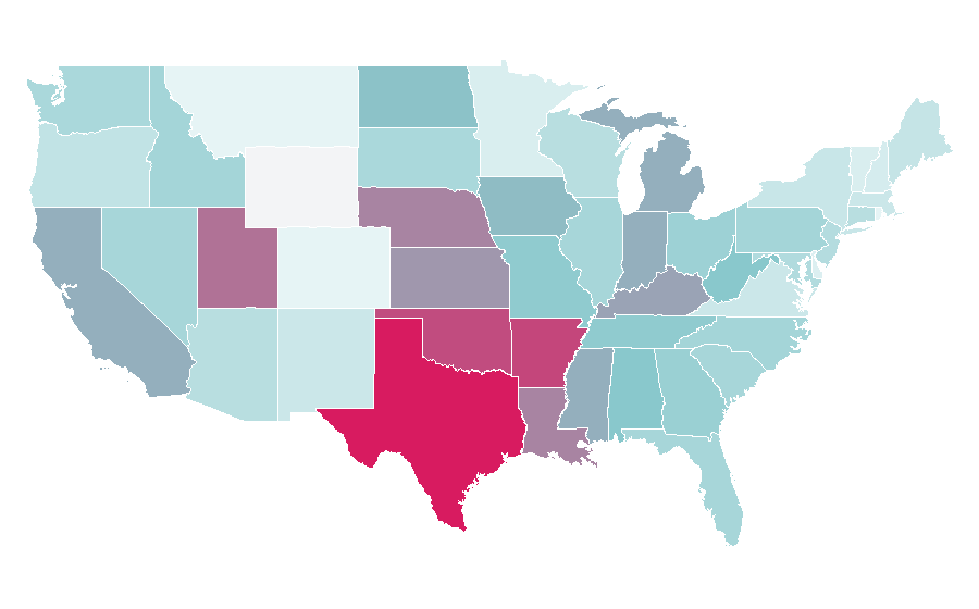Affinity by region — Chocolate milk, United States