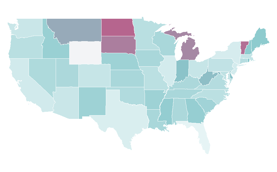 Affinity by region — Choices: Stories You Play, United States