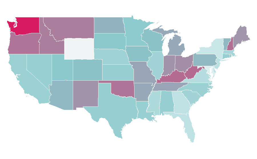 Affinity by region — Chris Cornell, United States