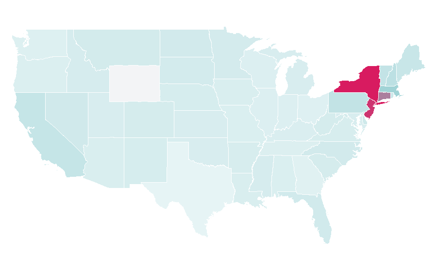 Affinity by region — Chris Kreider, United States