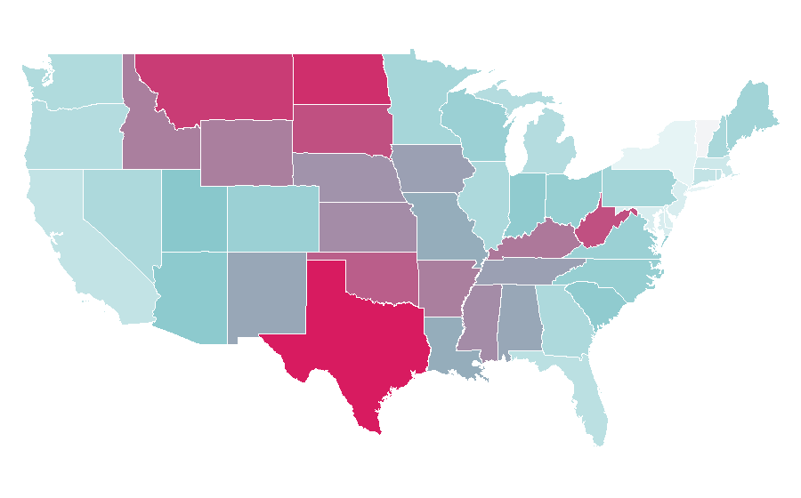 Affinity by region — Chris Kyle, United States