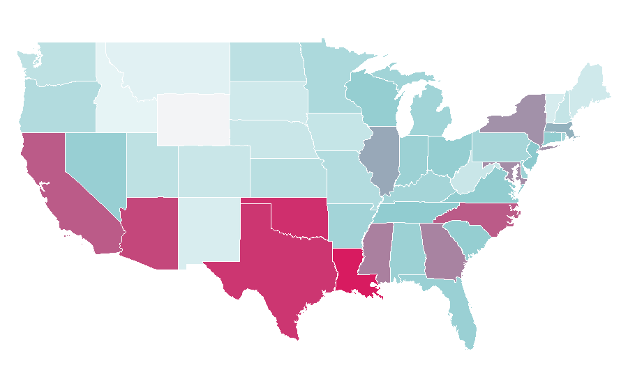 Affinity by region — Chris Paul, United States