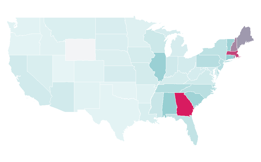 Affinity by region — Chris Sale, United States