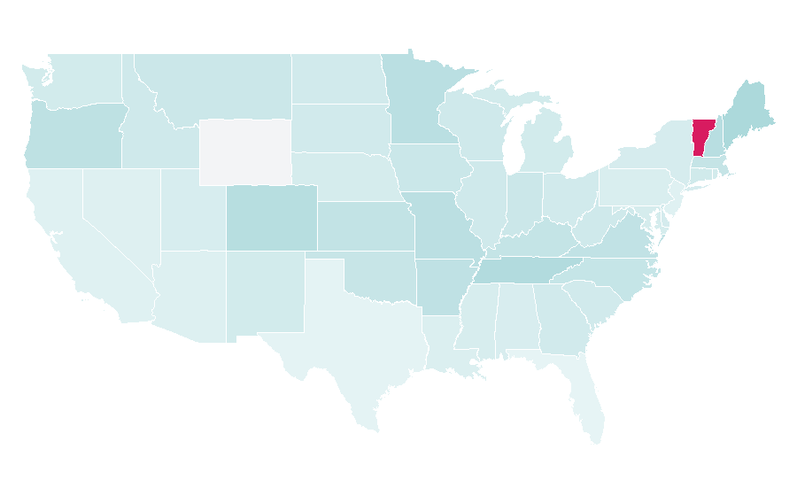 Affinity by region — Chris Thile, United States