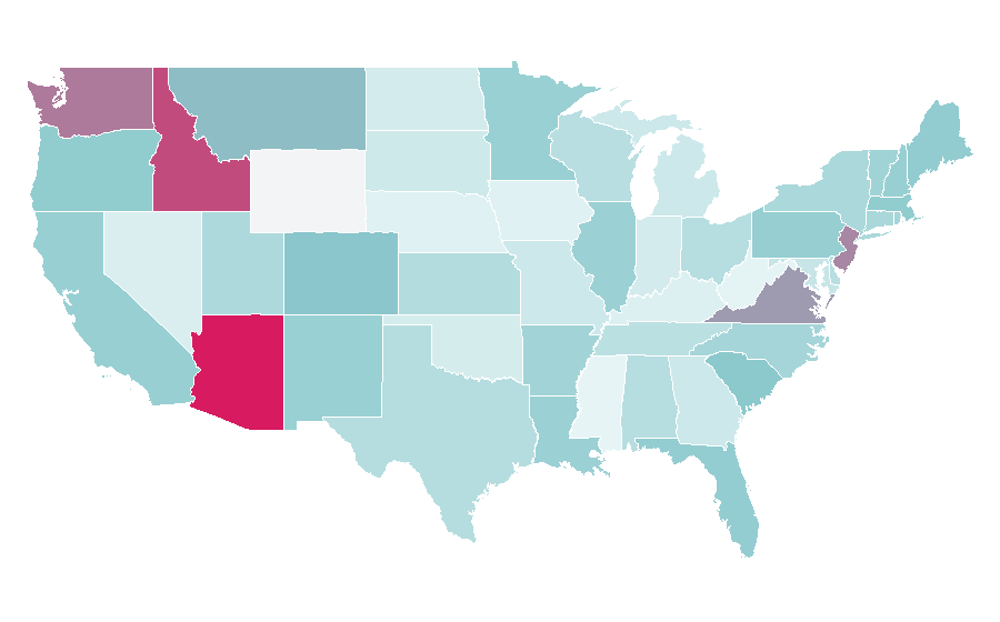 Affinity by region — Christchurch, United States