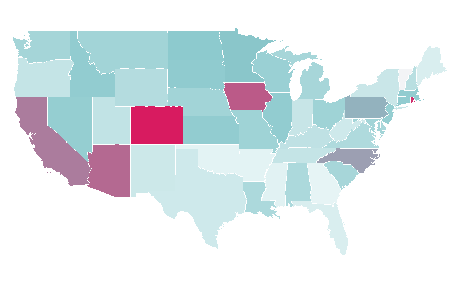 Affinity by region — Christian McCaffrey, United States