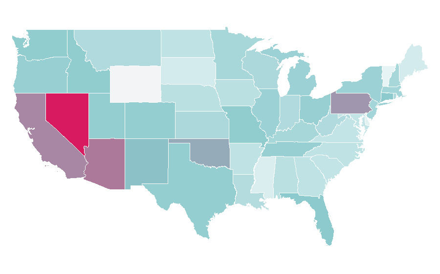 Affinity by region — Christina Aguilera, United States