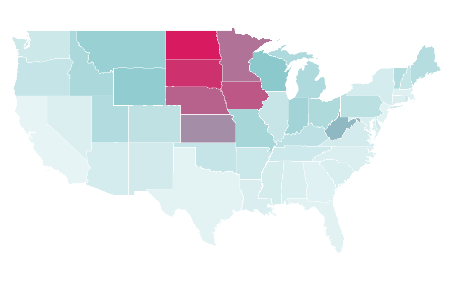 Affinity by region — Christopher & Banks, United States