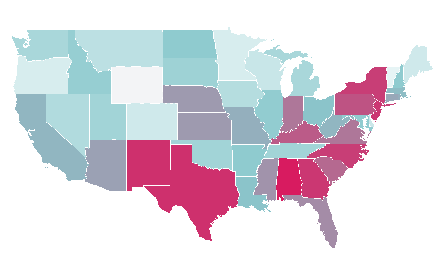 Affinity by region — Christopher Columbus, United States