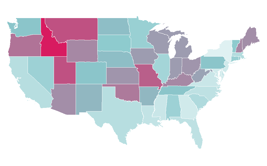 Affinity by region — Christopher Lloyd, United States