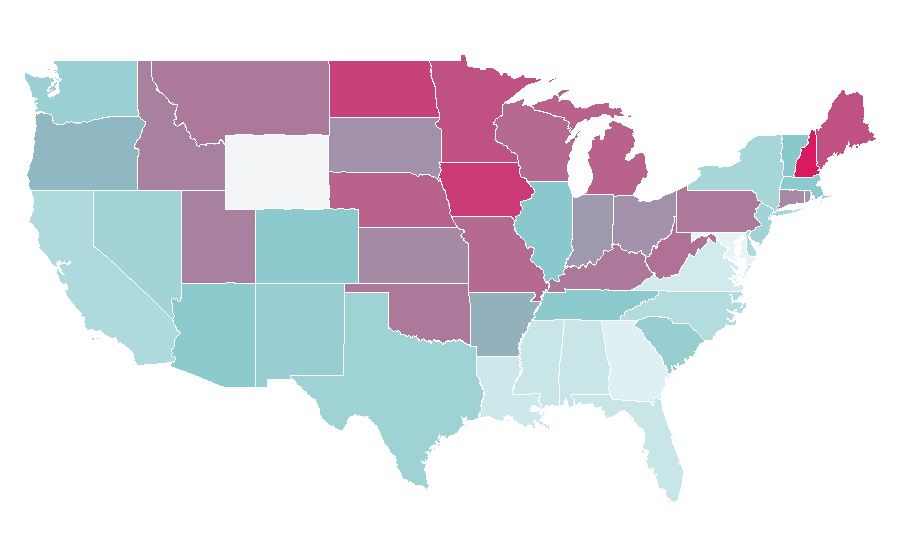 Affinity by region — Christopher McDonald, United States