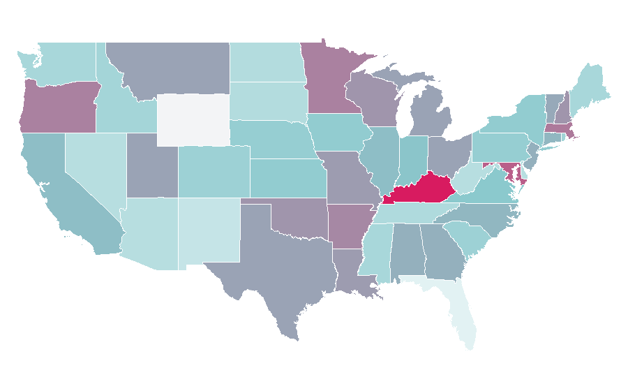 Affinity by region — Chromebook, United States