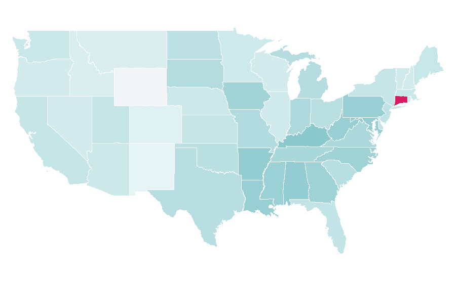 Affinity by region — Chuggington, United States