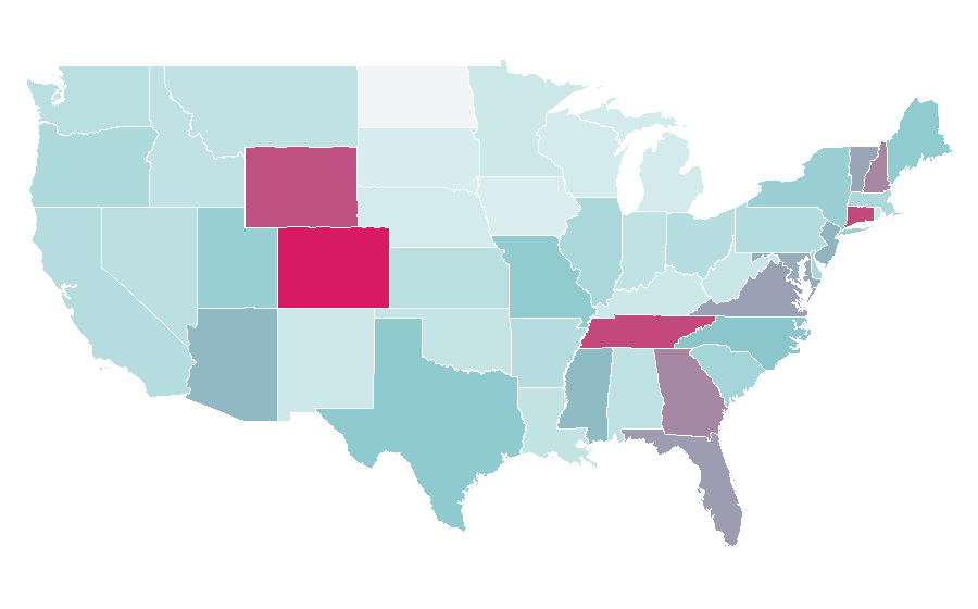 Affinity by region — Cigna, United States