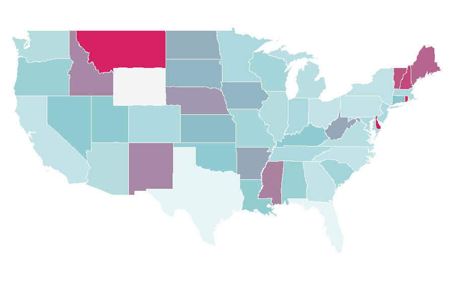 Affinity by region — Cinema of India, United States